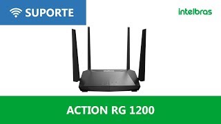 Como configurar o acesso à internet do roteador Gigabit ACtion RG 1200  i3270 [upl. by Ravo]