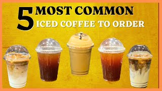 Quick Beginnings Guide to make or order for Delicious Cold iced Coffee in cafemochacaramel latte [upl. by Keating]