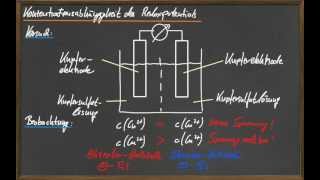 Q 12 Konzentrationsabhängige Redoxpotentiale [upl. by Kcolttam290]