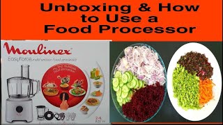 Moulinex food processor  How to use food processor [upl. by Boggs88]