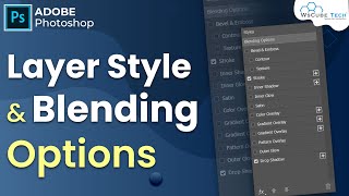 Layer Style  Blending Option in Photoshop Drop Shadow  Part I  Photoshop Tutorial 27 [upl. by Eliott]