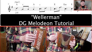 Wellerman Sea Shanty  DG Melodeon Video Lesson FREE [upl. by Enywad940]