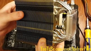 Кулер Noctua NH U12S Установка Install [upl. by Niala]