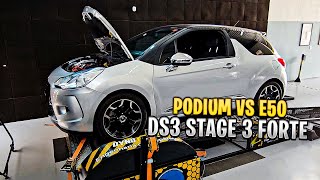 Podium VS Mistura E50 em um Citroen DS3 Stage 3 full [upl. by Nimzzaj]