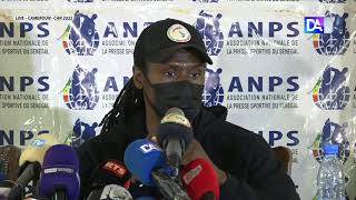 CAN 2022 Bafoussam  quotMaison de la pressequot  Aliou Cisse face aux journalistes [upl. by Mlawsky]