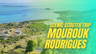 Rodrigues scooter ride to Mourouk from Grande Montagne Mauritius [upl. by Naashom]