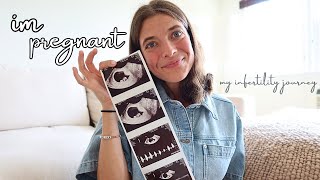 Finding Out Im PREGNANT  my infertility journey [upl. by Jemmie501]