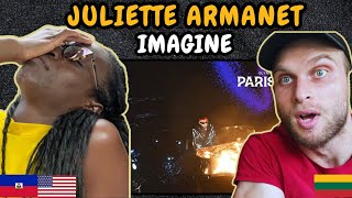 REACTION TO JULIETTE ARMANET  Imagine Live at Paris Olympics  FIRST TIME HEARING [upl. by Jeremiah]