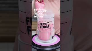 FROST FORM SWISS MERINGUE BUTTERCREAM TUTORIAL 💕wwwfrostformcom 🤗 [upl. by Aihsatsan]