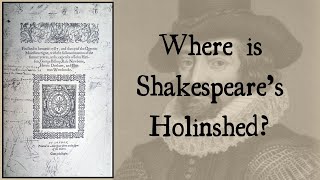 2 Minute Trailer  Where is Shakespeares Holinshed [upl. by Violante290]