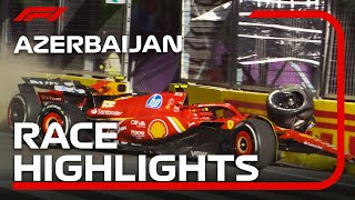 Race Highlights  2024 Azerbaijan Grand Prix [upl. by Alrep712]