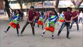 Jagannath University Rag Day Flash Mob by 7th Batch Department of Sociology [upl. by Atenahs586]