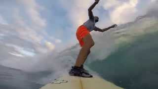 Surfing Vairao Tahiti  July 2014 [upl. by Eniad]