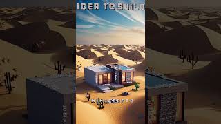 Minecraft Building a modern house in the desert  Idea 2 minecraft ماينكرافت gaming [upl. by Braeunig]