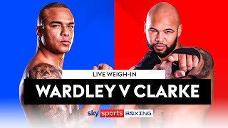 FABIO WARDLEY VS FRAZER CLARKE ⚖️  Live WeighIn [upl. by Assiruam]