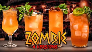 ZOMBIE cocktail 🍹 4 best recipes [upl. by Viviana]