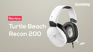 Headset gamer Turtle Beach Recon 200  Review Tecnoblog [upl. by Lavern445]