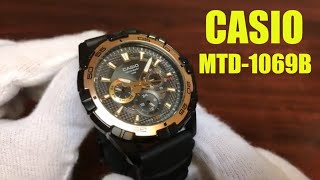 Unboxing Casio MTD1069 Multifunction Black Watch MTD1069B1A1 [upl. by Liam300]