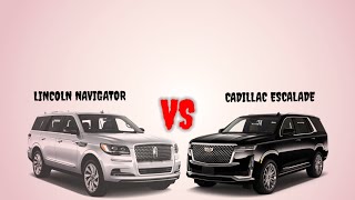 2023 Lincoln Navigator vs 2023 Cadillac Escalade [upl. by Hinkel279]