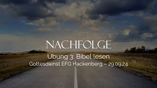 EFG Hackenberg Gottesdienst  220924 [upl. by Aehsa577]