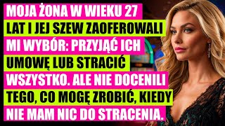 Moja żona przyznała się do zdrady z szefem Grozili mi więc zrobiłem co musiałem [upl. by Kotick]