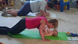 quotHappy Babyquot Workout fitness for Moms and babies with Real Hollywood Trainer Dulcinea Lee [upl. by Deevan]