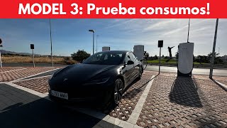 Consumos Tesla Model 3 Highland 2024 [upl. by Amisoc]