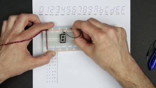 Designing a 7segment hex decoder [upl. by Ylrebmit]