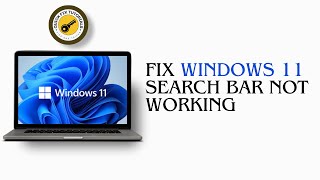 Windows 11 Search Bar Not Working Fixed  Windows 11 Searching Problem 2024 [upl. by Hersch594]