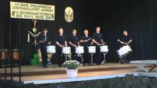 Spielmannszug Königslutter  Drummerboys komplette Show [upl. by Enaxor382]