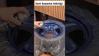 Jant boyama tekniği jant jantboyama araba tofaş renault fiat honda automobile volkswagen x [upl. by Ylnevaeh]