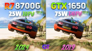 Ryzen 7 8700G vs GTX 1650  Gaming Benchmarks  Test in 12 Games [upl. by Mohamed522]