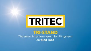 TRITEC PV insertion system TRISTAND for tiled roof [upl. by Weingarten]