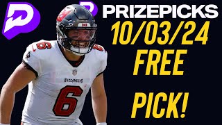 Best Prizepicks Today  NFL Prizepicks  Prizepicks NFL  TNF Picks  100324 [upl. by Anerac]