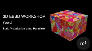 3D EBSD Workshop 34 Basic Visualisation using Paraview [upl. by Inverson]