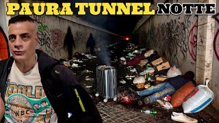 Paura di Notte nei tunnel dove vivono gli emarginati di Roma [upl. by Irish]