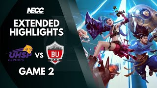 UHSEP Esports vs BU Gaming Highlights  Game 2  NECC Div 1 League of Legends [upl. by Celestine619]