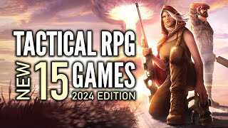 Top 15 Best NEW TacticalStrategy RPG Games That You Should Play  2024 Edition [upl. by Anitak444]