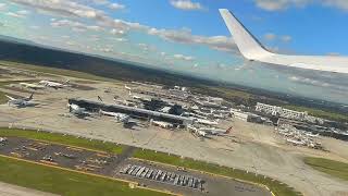 Melbourne aerial view from departing plane [upl. by Htiffirg24]