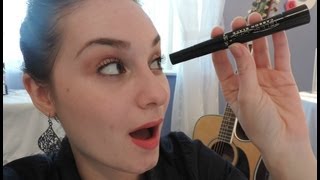 LOreal Telescopic Carbon Black mascara  Demo [upl. by Nirrad]