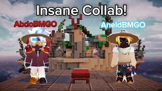 Collabing with AbdoBMGO and farming hackers IN GAME  Blockman Go [upl. by Inalaehon]