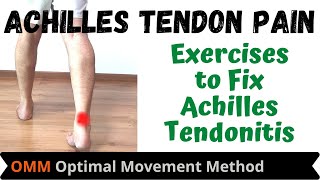 Achilles Tendonitis Treatment  Exercises for Achilles Tendinopathy [upl. by Hamilah76]