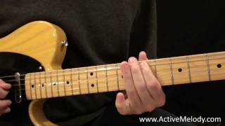 An Easy Guitar Solo in the Major Pentatonic Scale Key of E [upl. by Hadden]