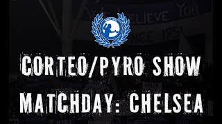 Imaret Tayfa  Qarabag  Chelsea  Corteo  Pyro show  QARABAG ULTRAS [upl. by Osanna]