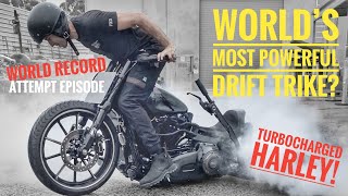 Turbo Powered Harley World Record Attempt [upl. by Sualohcin]