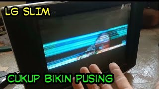 TV LG slim gambar menyempit di tengah  bergoyang [upl. by Madeline126]