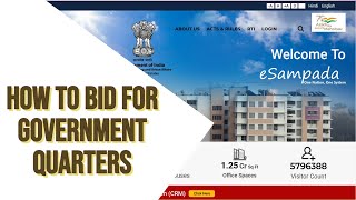 Bidding for Government quarters  How to bid for sarkari quarters  Sarkari awas ke liye bidding [upl. by Acinoda]