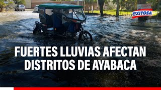 🔴🔵Piura Fuertes lluvias afectan distritos de Ayabaca [upl. by Aikal]