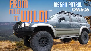 OM606 Patrol Y61 Big lift and 37 maxxis tires How to From Mild To Wild patrol [upl. by Asillim]