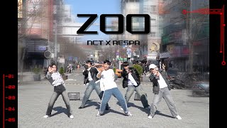 KPOP IN PUBLIC Zoo  NCT x aespa  Cover by A Lot  240309 신촌버스킹 [upl. by Gilemette471]